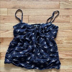 American Eagle Outfitters Navy Floral Camisole